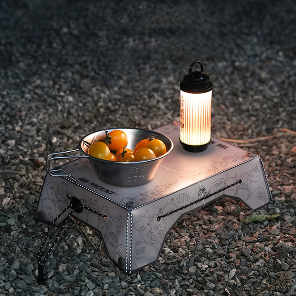 1-5PCS Foldable Camping Tray Ultralight Small Backpacking Table Portable Outdoor Fishing Furniture Multifunctional for Picnic