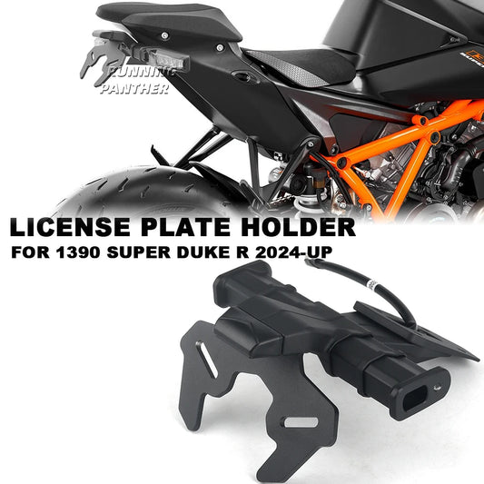 Motorcycle Rear Short Tail Stock License Plate Holder Tailstock Frame Bracket Kit For 1390 DUKE Super  R 2024-UP