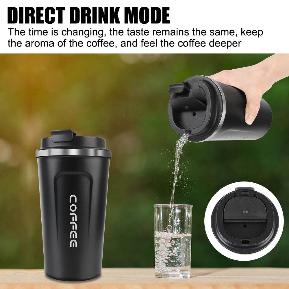 Leak-Proof Stainless Steel Travel Mug - P12 Hub Europe