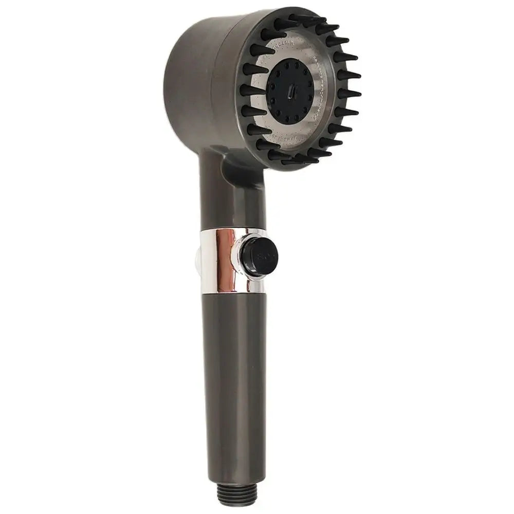 Massage Spa Pressurized Shower Head 3 Modes High Pressure Filter Rainfall Shower One-Key Stop Spray Nozzle Bathroom Accessories