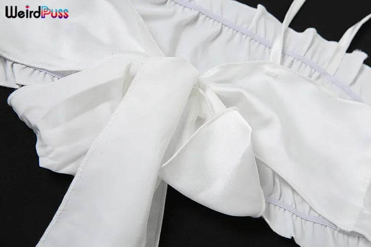 Silky Elegant Ruffle Shorts Set - P12 Hub Europe
