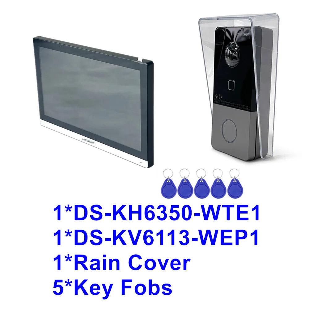 Video Intercom Hikvision IP 7" Touch, WiFi, PoE, Unlock, DMSS