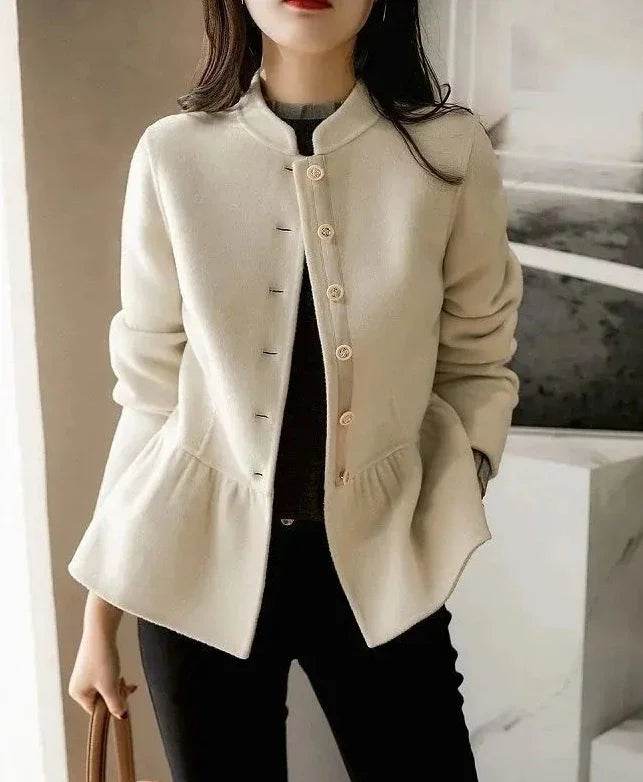 Slim Elegant Wool Coat - P12 Hub Europe