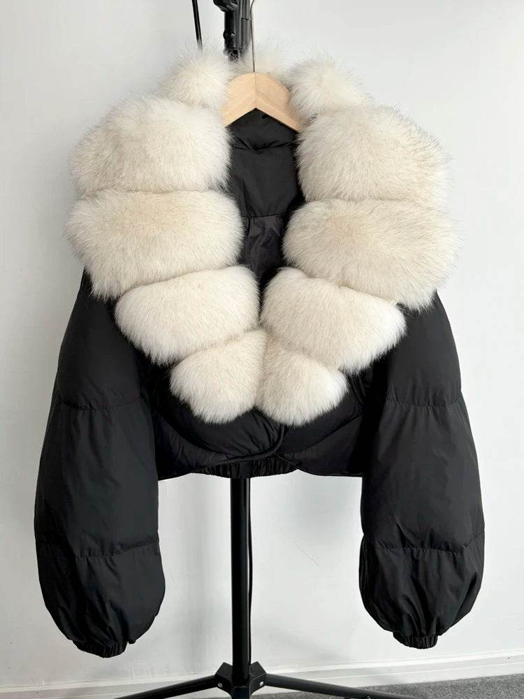 Luxury Fox Fur Down Parka - P12 Hub Europe