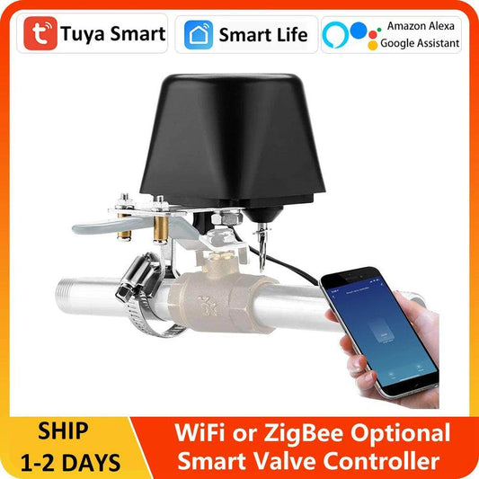 Smart Valve Water and Gas WiFi Works with Google and Alexa - P12 Hub Europe