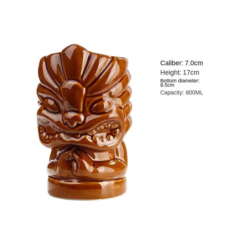 60 Types Ceramic Hawaii Tiki Mugs Creative Cocktail Glasses Beer Glass Martini Glasses Wine Glass Funny Cup Gift for Men - P12 Hub Europe