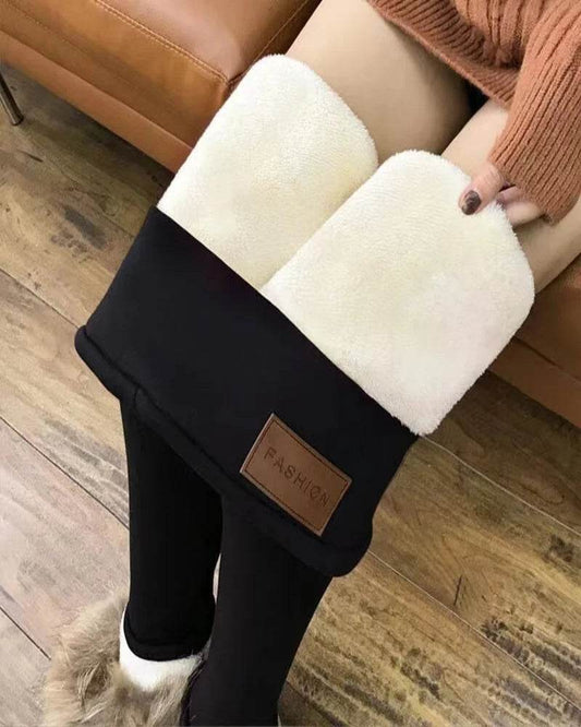 Women's Plush Lined Winter Leggings - P12 Hub Europe