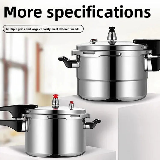 3/4/5L Aluminium Alloy Kitchen Pressure Cooker Gas Stove Cooking Energy-saving Safety Protection Outdoor Camping Cookware