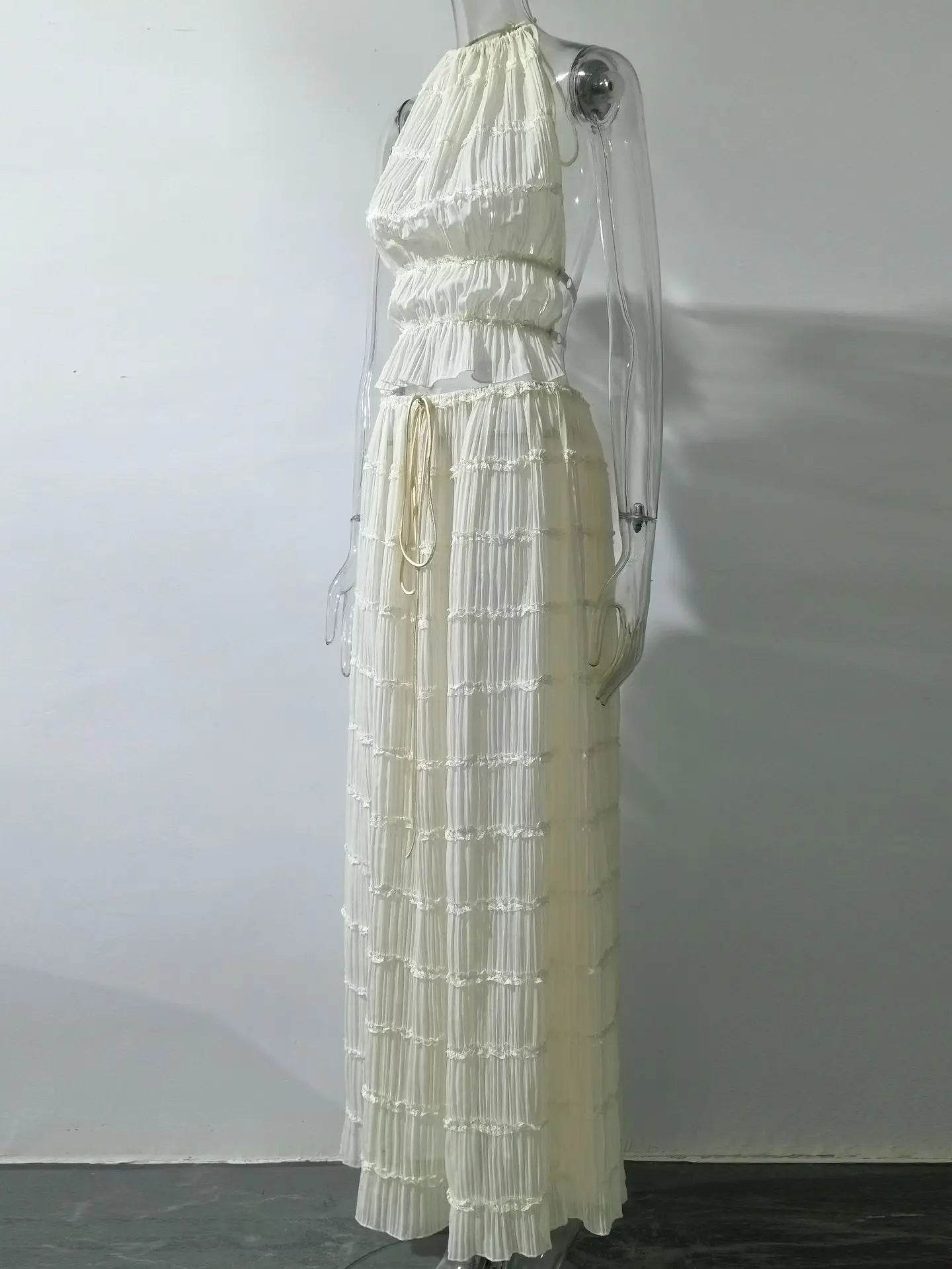 Fashion Halter Maxi Skirt Set - P12 Hub Europe