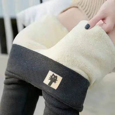Women's Fleece-Lined Cashmere Leggings - P12 Hub Europe