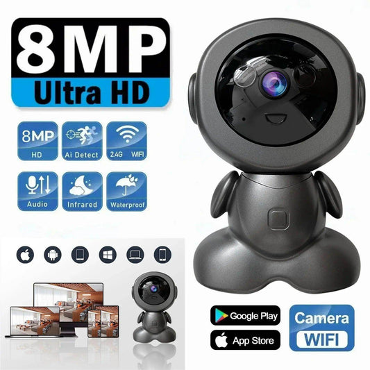 Baby Monitor WiFi Robot PTZ, Color Night, 2-Way Audio - P12 Hub Europe