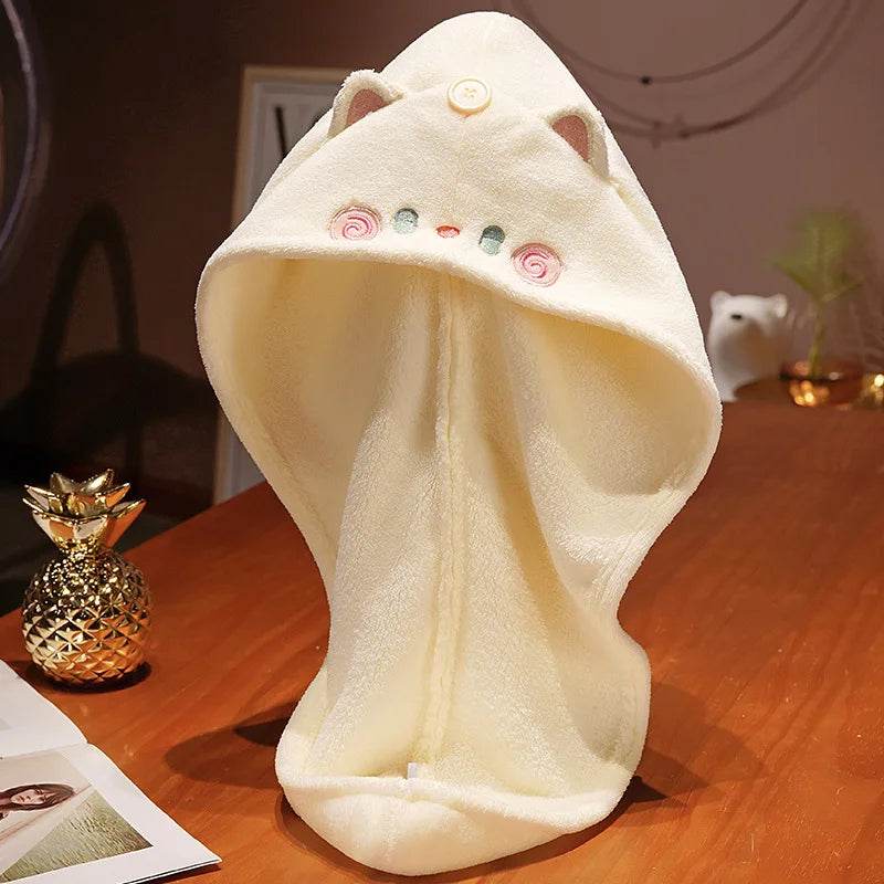 Soft & Super Absorbent Microfiber Hair Towel Set - Quick Dry, Anti-Frizz on Curly Hair - P12 Hub Europe
