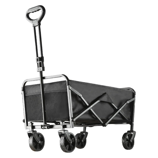 Outdoor Camping Folding Utility Wagon Cart Heavy Duty Large Capacity Fold Wagon Collapsible Portable Garden Picnic Trolley