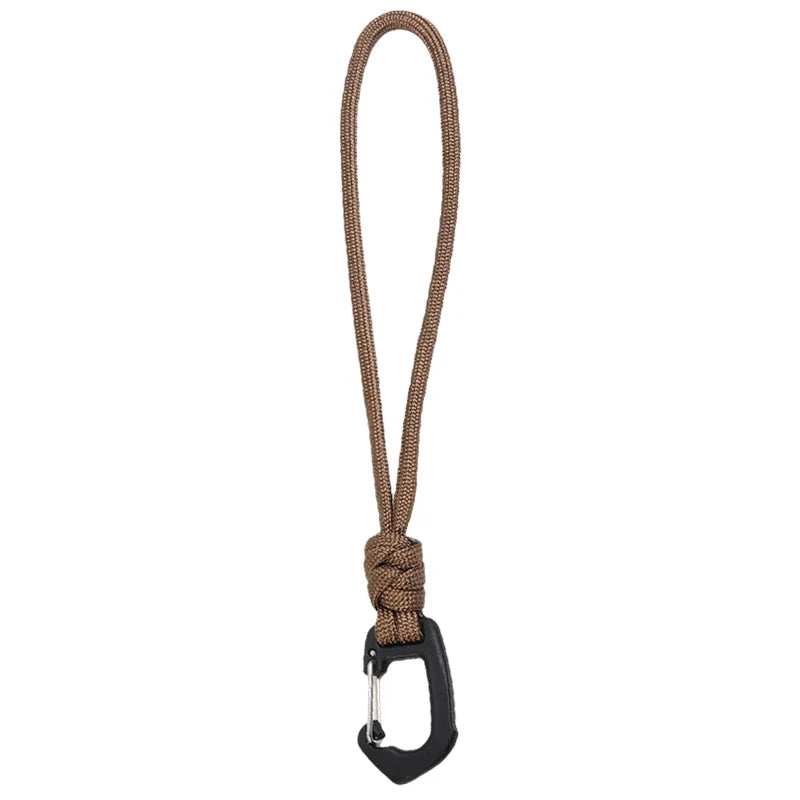 Key Ring Umbrella Rope Hook Outdoor Camping Sports Accessories Braid Rope 7-core Keychain Flashlight Small Tool Key Lanyard