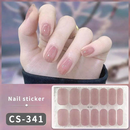 Full Cover Gradient Nail Stickers Multi Color -
