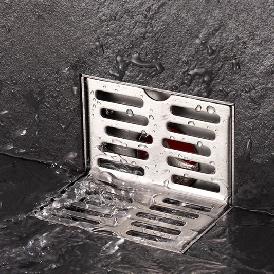 304 stainless steel rust proof outdoor L-shaped floor drain, same floor corner drainage floor drain,