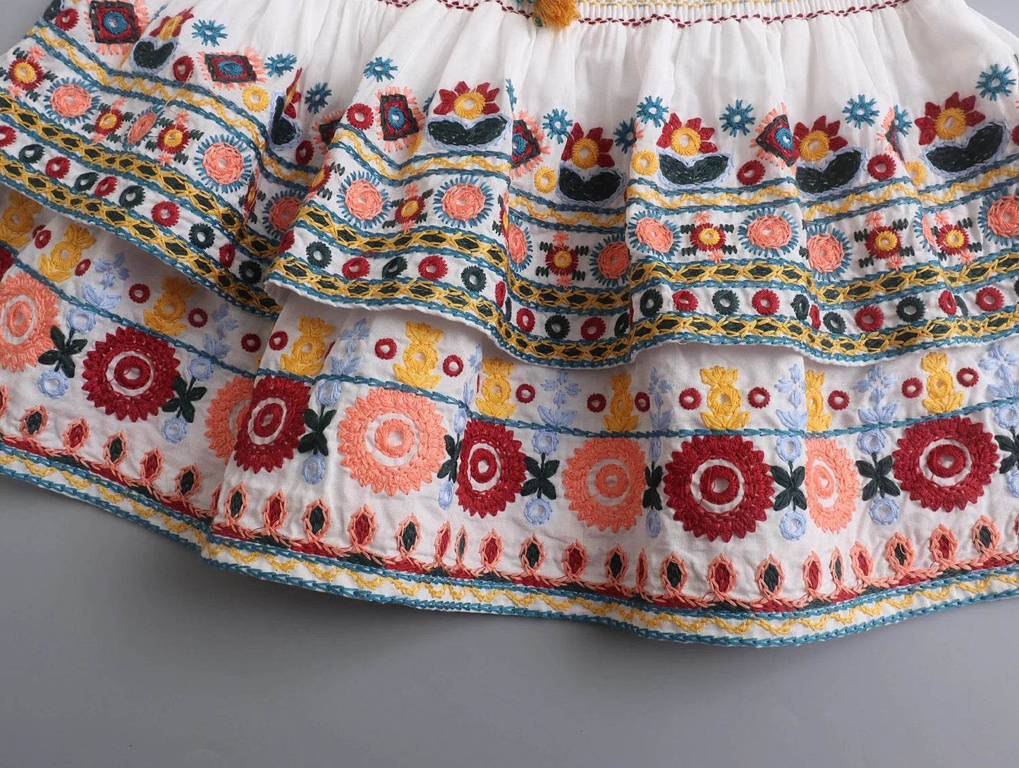 Ethnic Embroidered Top Skirt Set - P12 Hub Europe
