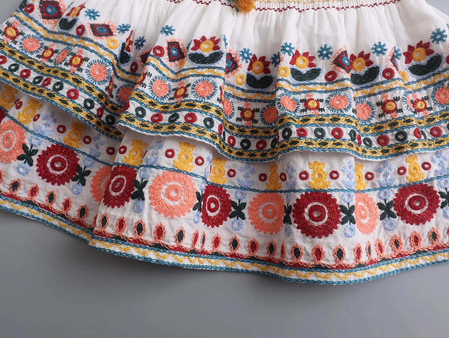 Ethnic Embroidered Top Skirt Set - P12 Hub Europe