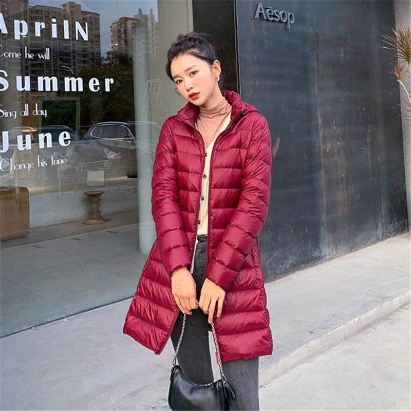 Lightweight Candy Color Down Hoodie - P12 Hub Europe