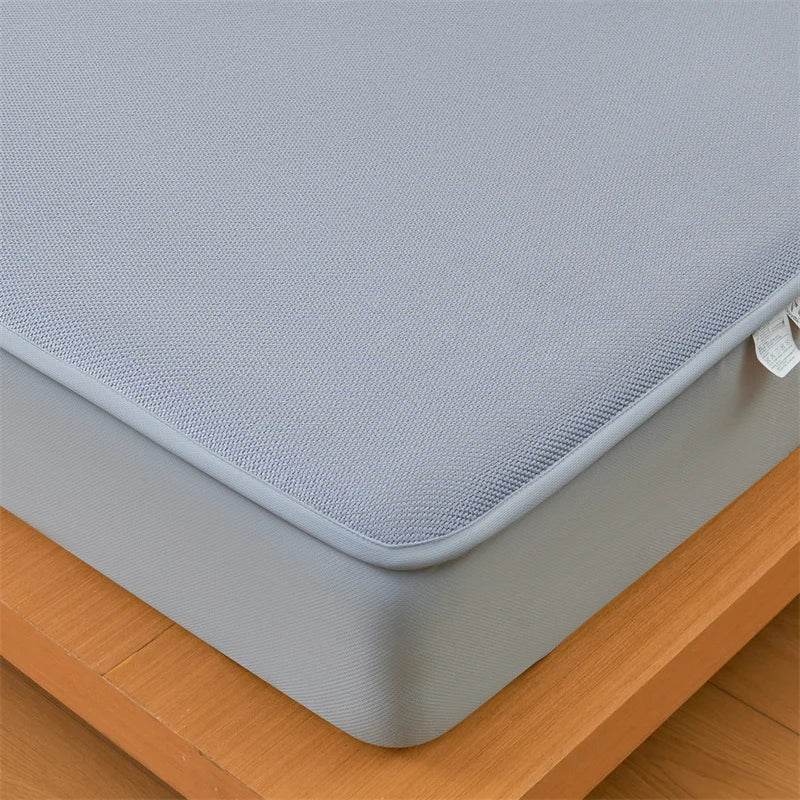 All-inclusive Bed Mattress Cover Summer Cooling Bed Mat Washable Folding Bed Mat Breathable Cool Anti-slip Fitted Bed Sheet - P12 Hub Europe