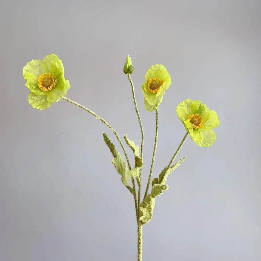 4 Head Artificial Flowers Bouquet Poppy Fake Flowers For Home Decor Garden Party Wedding Decoration Diy Accessories - P12 Hub Europe