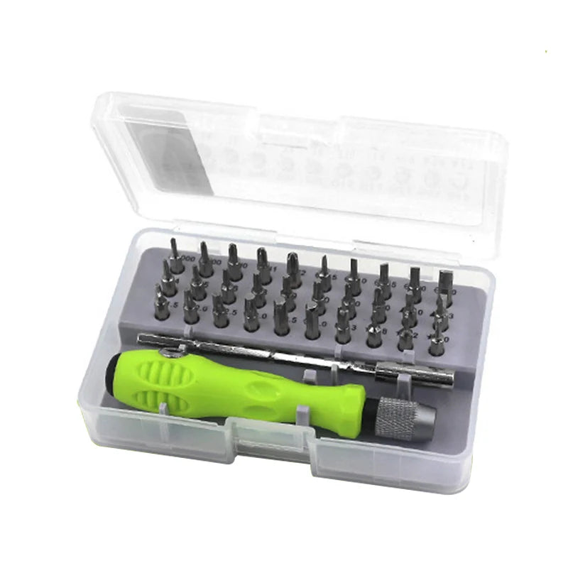 32 In 1 Multifunction Manual Screwdriver Kit for Mobile Phone Computer Electronic Repair Tool Set Product with Extension Rod