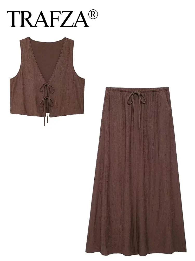 Vintage Midi Skirt Set - P12 Hub Europe