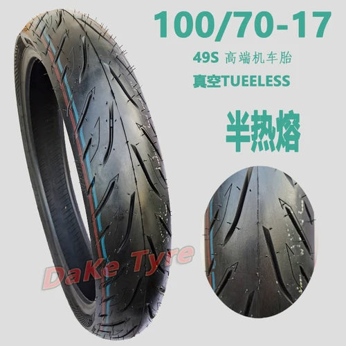 130/80-17 100/70-17 90/80 70 100 120/70-17 Is Applicable To SOCO Quick TS TC MAX Electric Motorcycle Tire Vacuum Tire