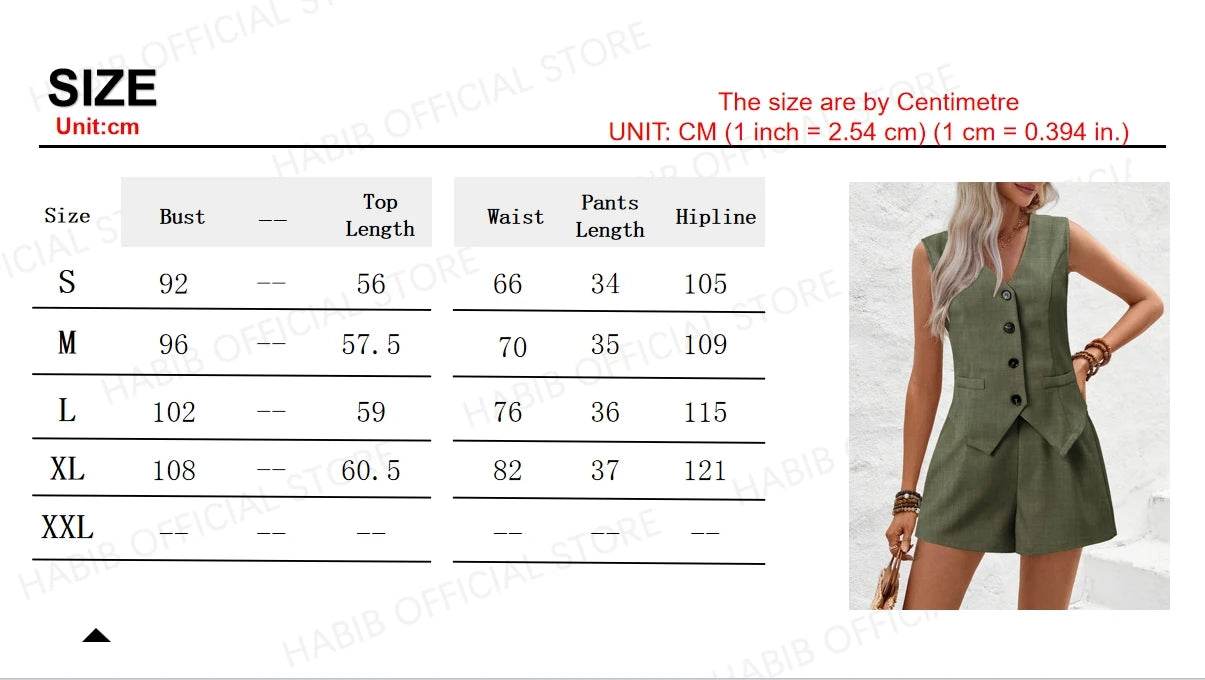 Summer Waistcoat Shorts Set - P12 Hub Europe