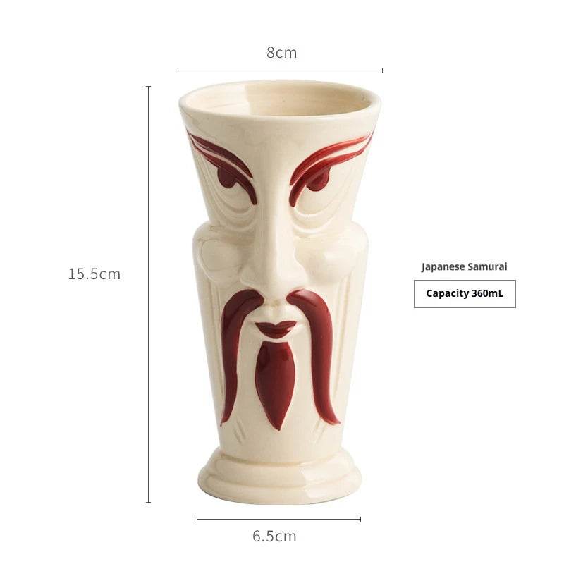 Personalized Hawaiian cocktail cups,tiki bar tiki cups，tiki mugs,creative cups, ceramic cups, zombie cups，drinkware - P12 Hub Europe