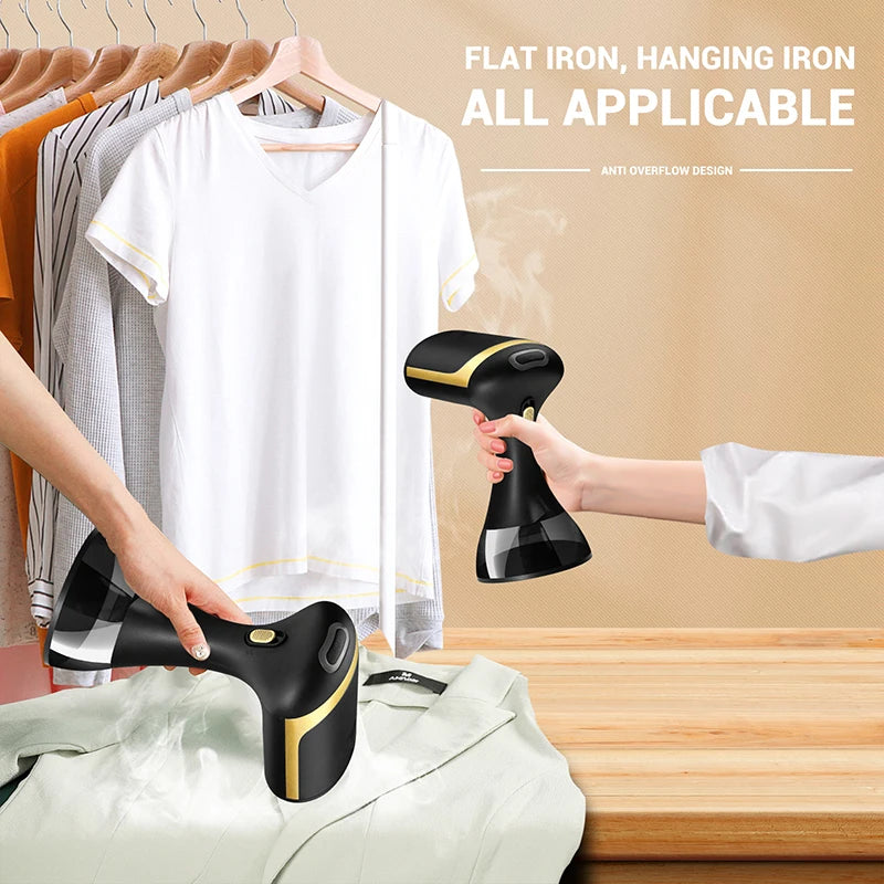 1500W Steam Iron Hand Holding Ironing Machine Iron For Clothes 350ML Household Travel  Steam Iron Portable Wet Ironing Machine