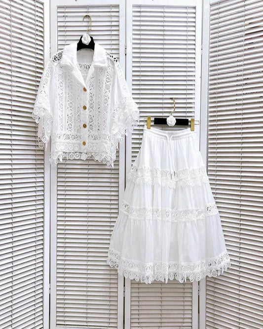 Hollow Out Skirt Set - P12 Hub Europe
