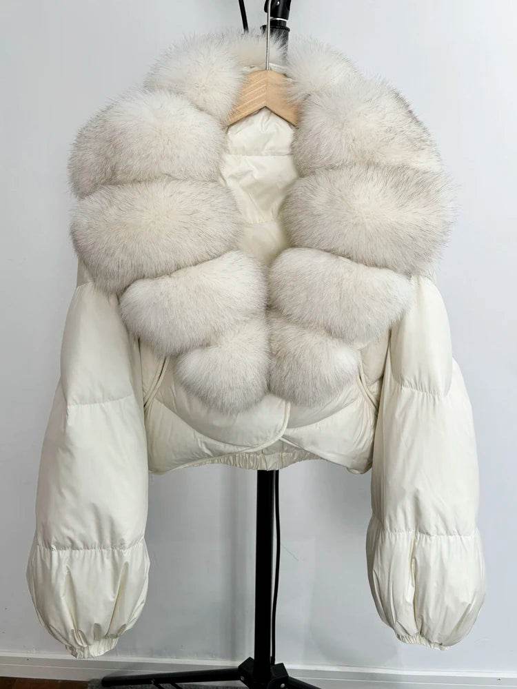 Luxury Fox Fur Down Parka - P12 Hub Europe
