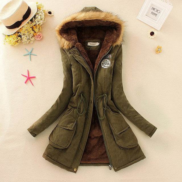 Slim Hooded Padded Parka - P12 Hub Europe