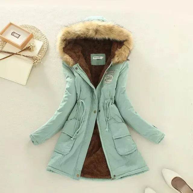 Slim Hooded Padded Parka - P12 Hub Europe