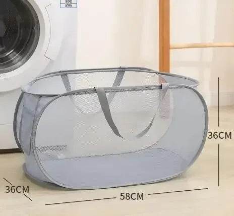 Horizontal Foldable Mesh Laundry Basket - P12 Hub Europe