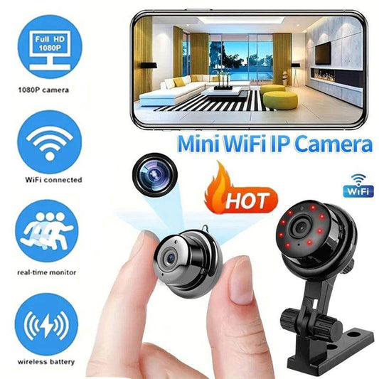 Mini Camera WiFi Night Vision, Motion Detect, Indoor/Outdoor - P12 Hub Europe