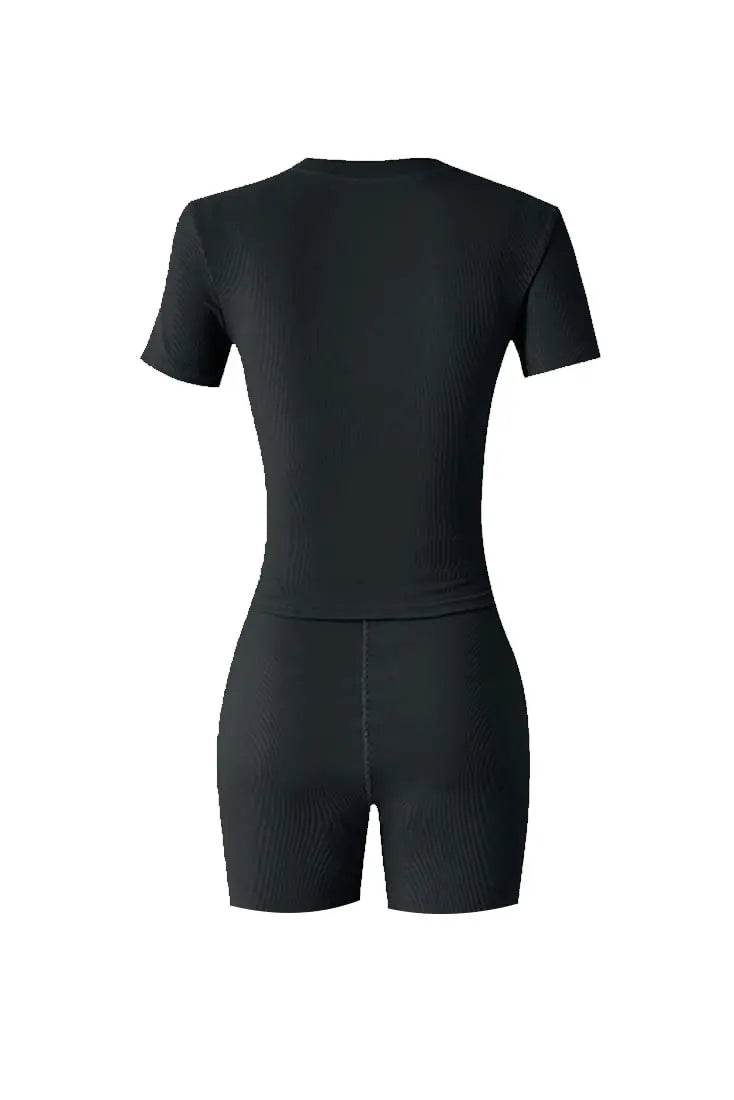 Ribbed Summer Lounge Shorts Set - P12 Hub Europe