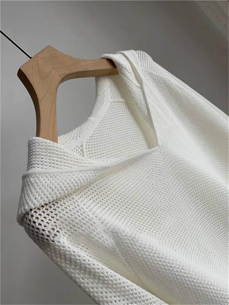 Lazy Style Hollow Out Knit Top - P12 Hub Europe