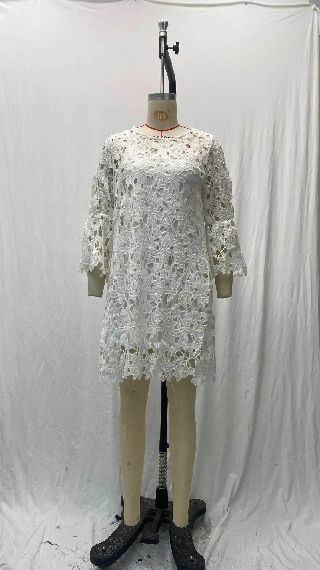 Ethnic Lace Knee Dress - P12 Hub Europe