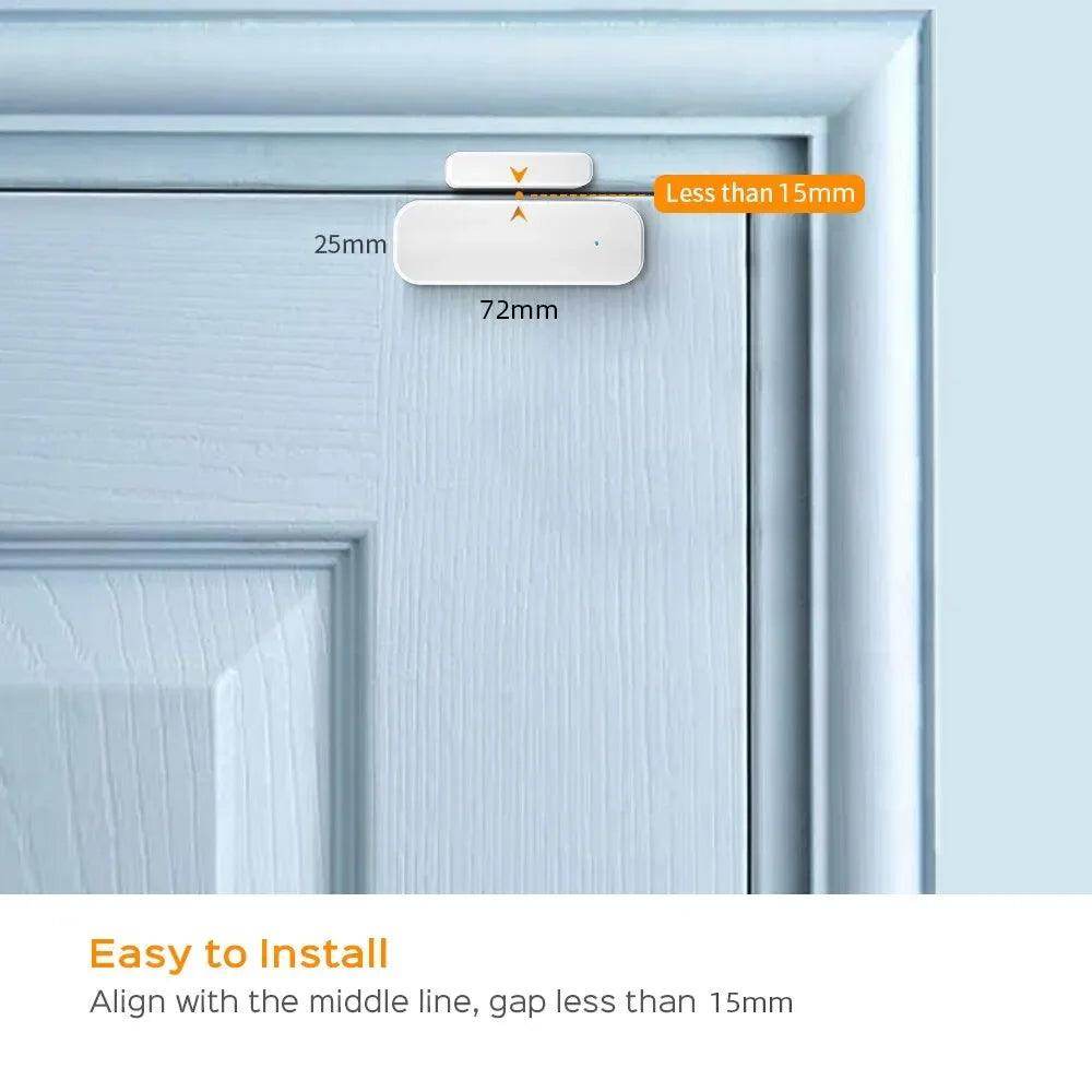 Sensor Door Tuya Zigbee Smart - P12 Hub Europe