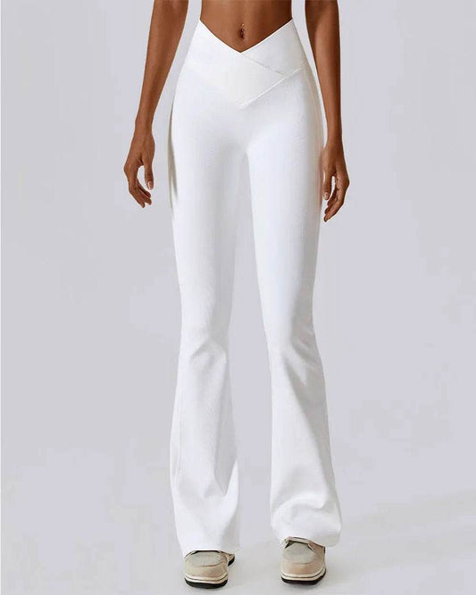 Women's High-Waist Flare Leggings - P12 Hub Europe