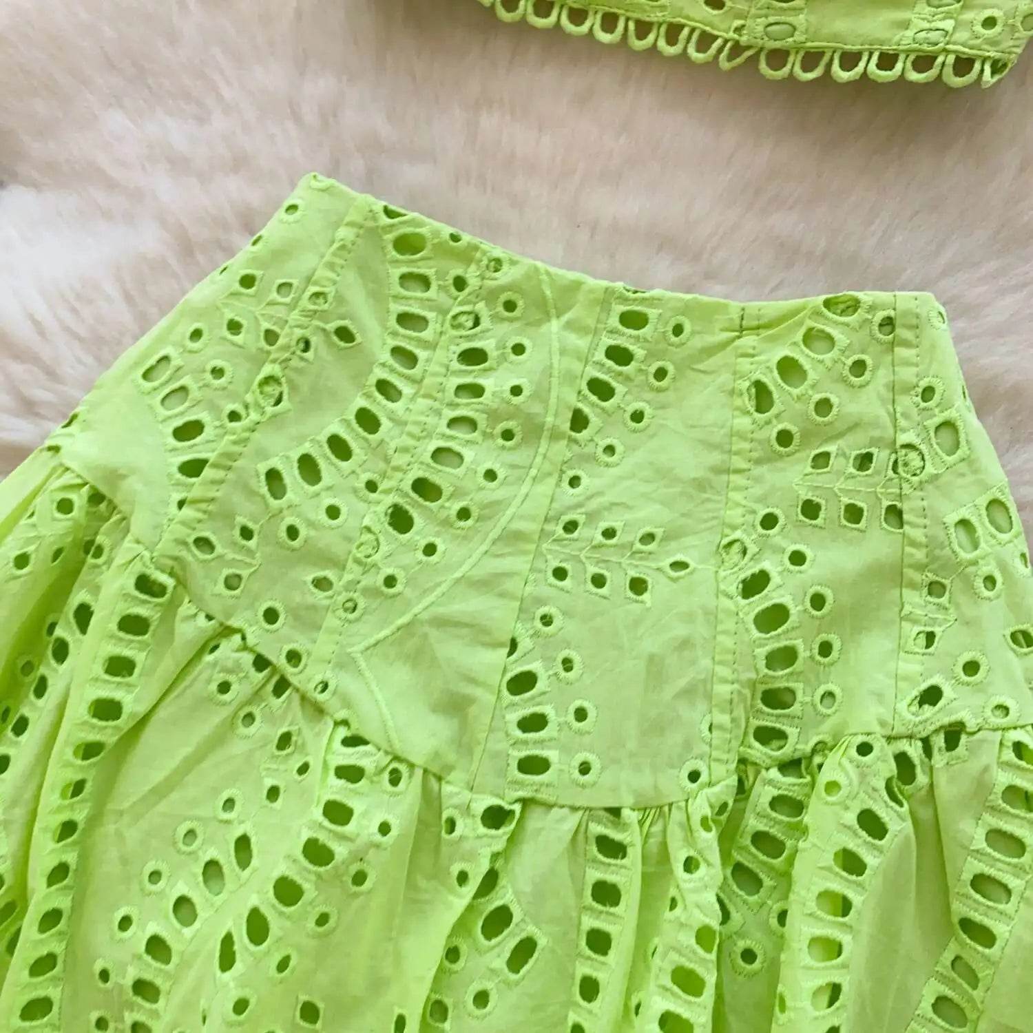 White Summer Beach Skirt Set - P12 Hub Europe