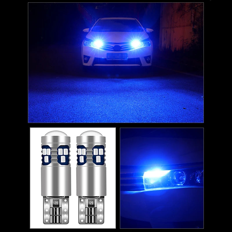 For Seat Ibiza 6J 6P 2009-2013 2014 2015 2016 2PCS 12V T10 W5W LED Car Clearance Lights Parking Lamps Width Bulbs Accessories