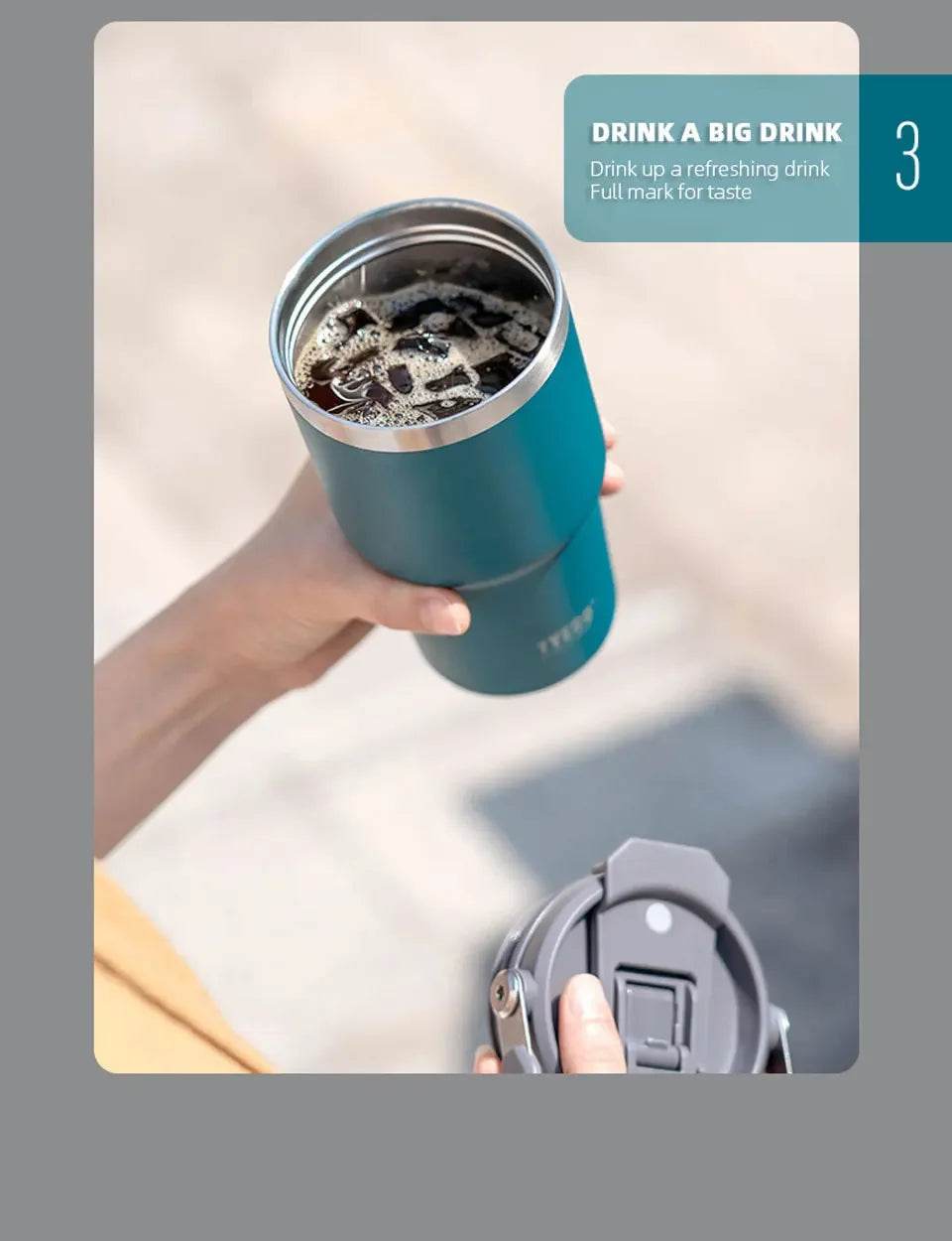 900ML Tyeso Insulated Travel Mug - P12 Hub Europe