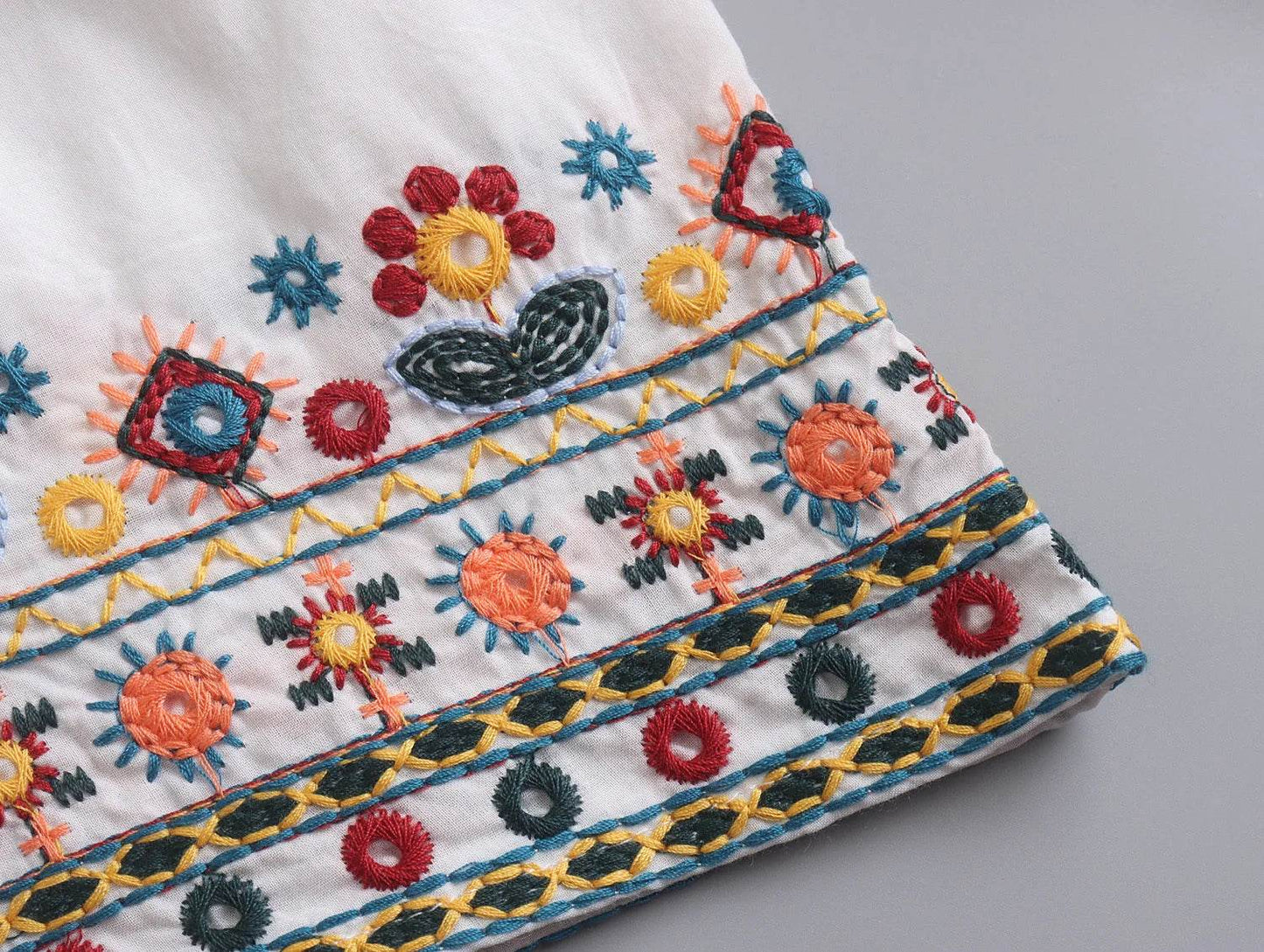 Ethnic Embroidered Top Skirt Set - P12 Hub Europe