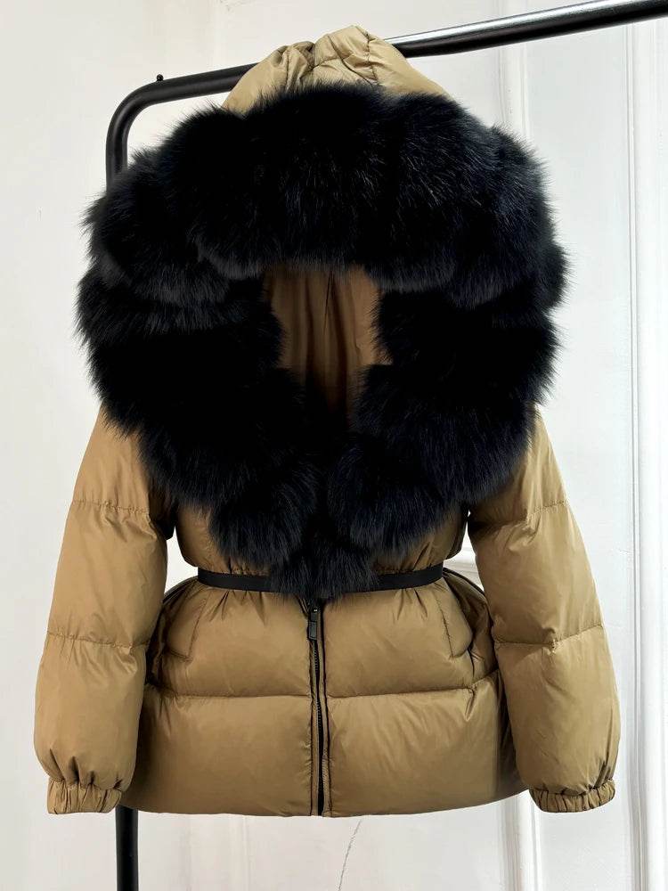 Fox Fur Down Puffer Parka - P12 Hub Europe