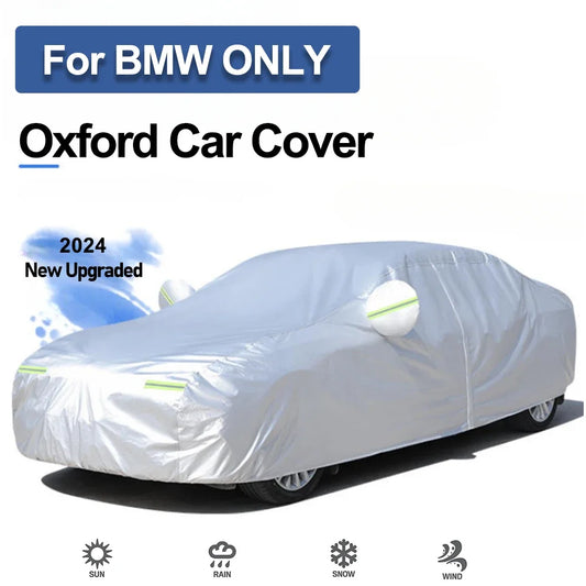 Car Cover For BMW X1 X3 X4 X5 F10 F15 F16 F20 F30 F18 F25 M3 M4 E34 Oxford Cover Waterproof Dust Rain Snowproof Car Accessories