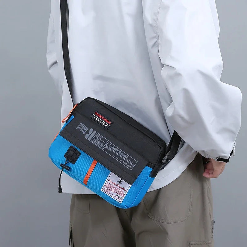 The New Single Shoulder Bag Outside The Casual Crossbody Bag Fashion Hand Nylon Color Bag for Men and Women