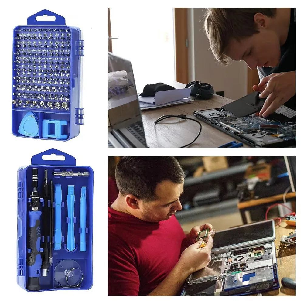 Electronics Screwdriver Set 115 in 1 Precision Screwdriver Tools Nut Driver Professional Magnetic Repair Tools Laptop Repair